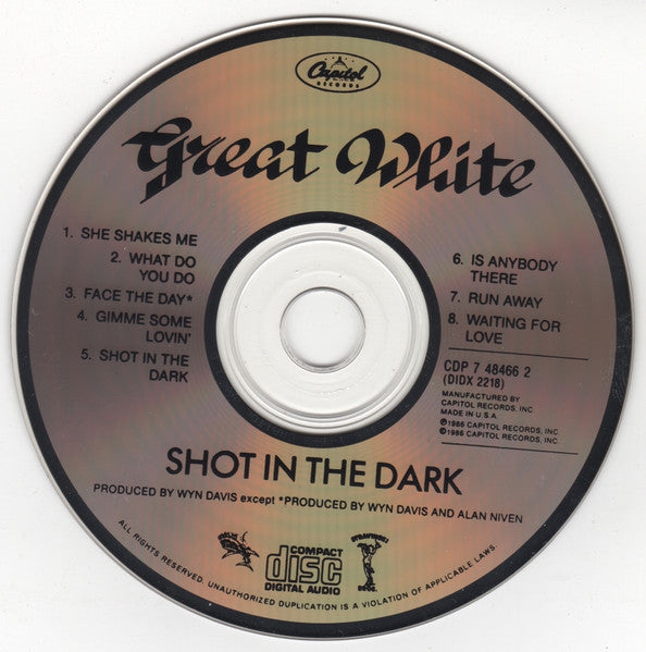 Shot In The Dark - Great White