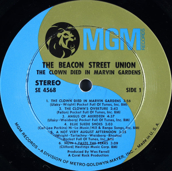 The Clown Died In Marvin Gardens - Beacon Street Union