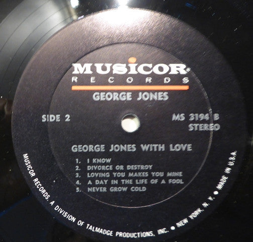 With Love - Jones, George
