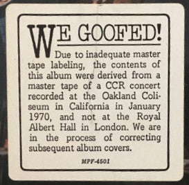 The Royal Albert Hall Concert - Creedence Clearwater Revival