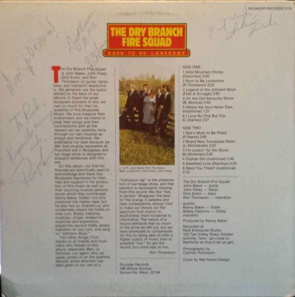 Born To Be Lonesome - Dry Branch Fire Squad