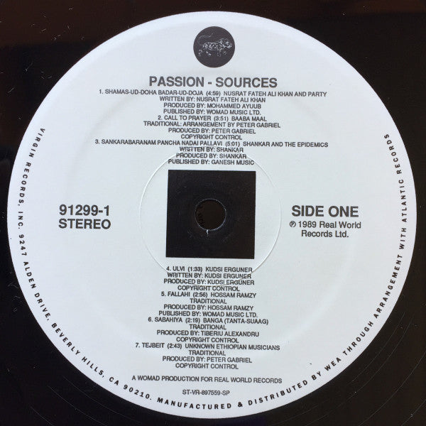 Passion - Sources - Various
