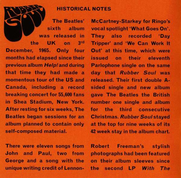 Rubber Soul - The Beatles [CD]