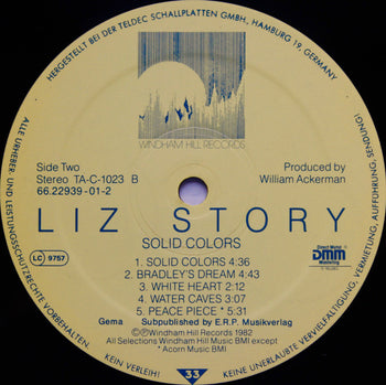 Solid Colors - Story, Liz