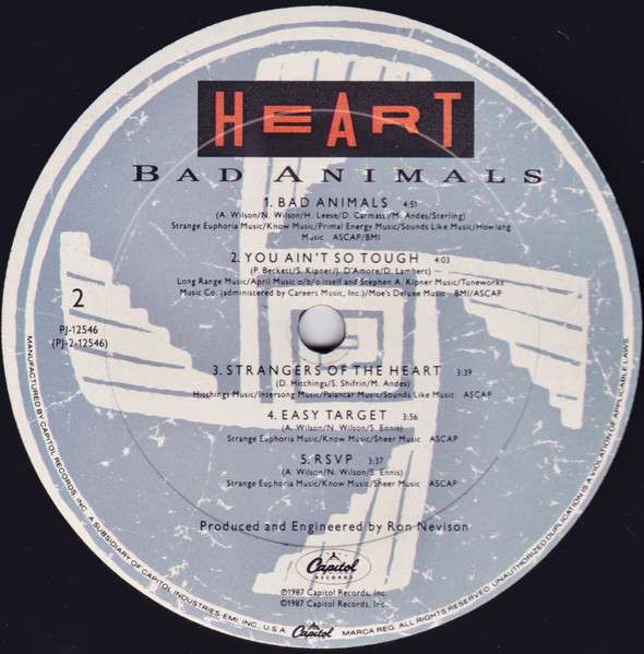 Bad Animals - Heart