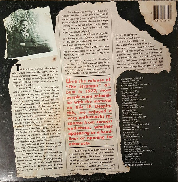Songs In The Attic - Joel, Billy