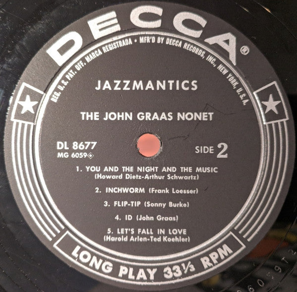 Jazzmantics - Graas, John Nonet