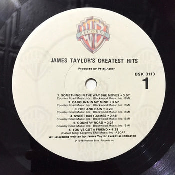 Greatest Hits - Taylor, James