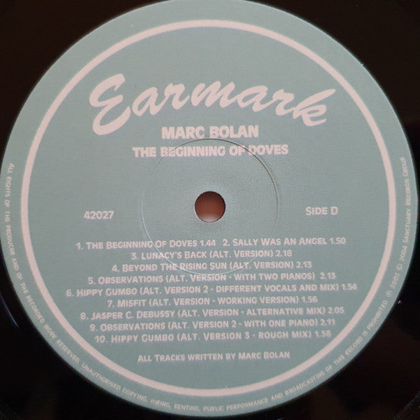 The Beginning Of Doves - Bolan, Marc
