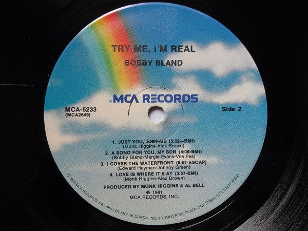 Try Me, I'm Real - Bland, Bobby