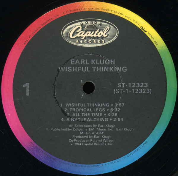 Wishful Thinking - Klugh, Earl