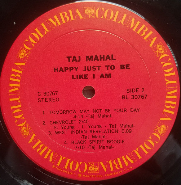 Happy Just To Be Like I Am - Taj Mahal