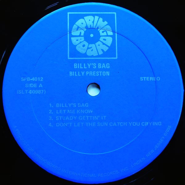 Billy's Bag - Preston, Billy