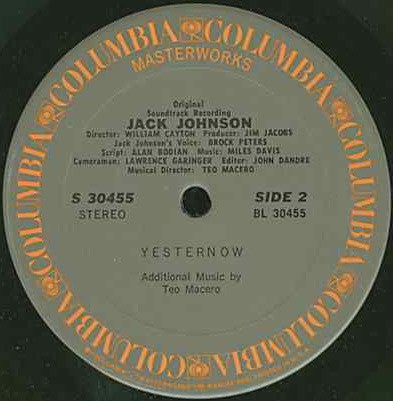Jack Johnson Original Soundtrack Recording - Davis, Miles