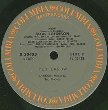 Jack Johnson Original Soundtrack Recording - Davis, Miles