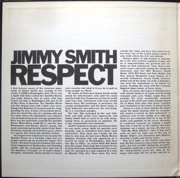 Respect - Smith, Jimmy