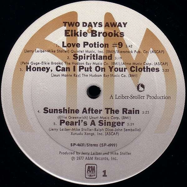 Two Days Away - Brooks, Elkie