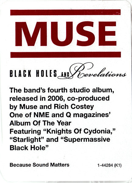 Black Holes And Revelations - Muse
