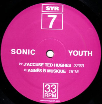J'Accuse Ted Hughes - Sonic Youth