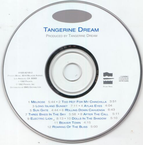 The Private Music Of  - Tangerine Dream