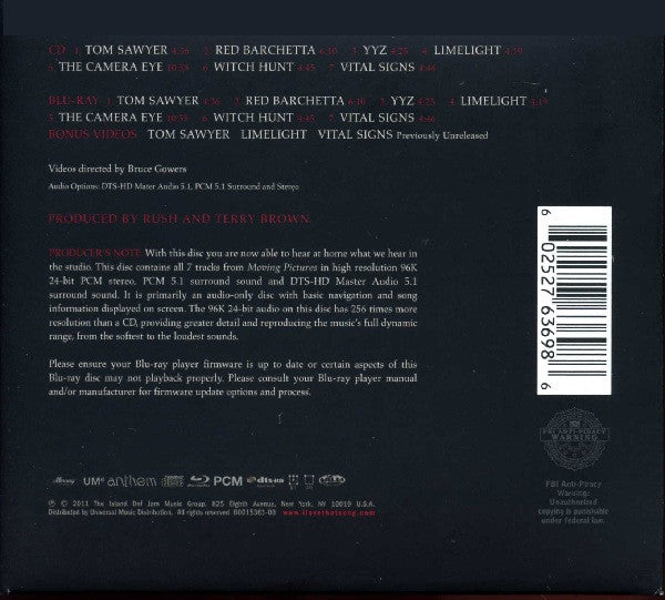 Moving Pictures - Rush