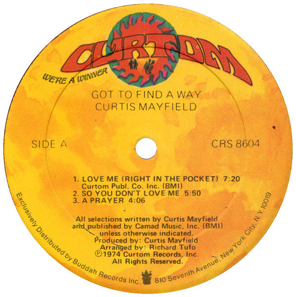 Got To Find A Way - Mayfield, Curtis