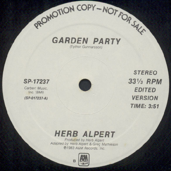 Garden Party - Alpert, Herb
