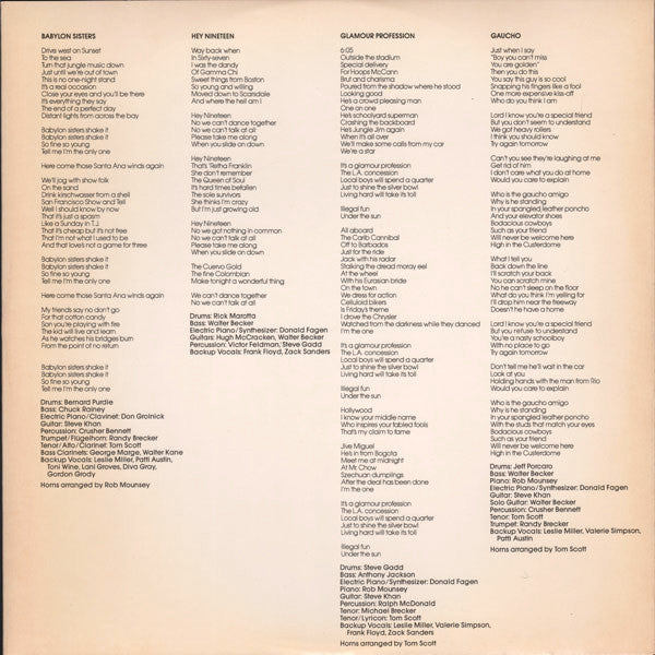 Gaucho - Steely Dan