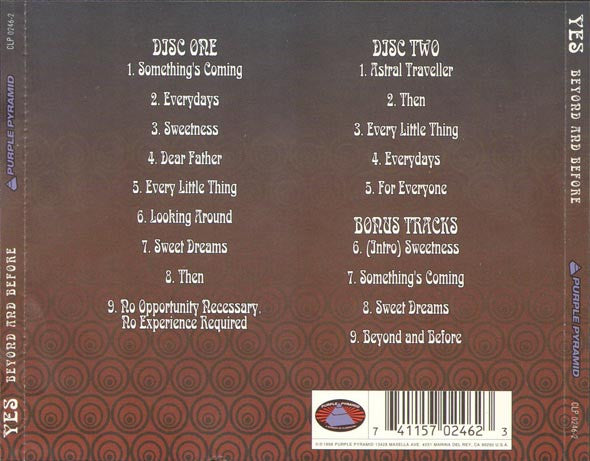 Beyond & Before: Bbc 1969 - 1970 - Yes