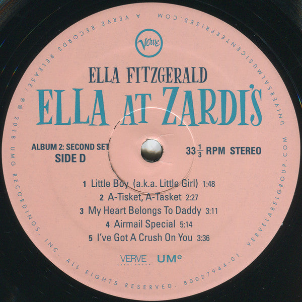 Ella At Zardi's - Fitzgerald, Ella