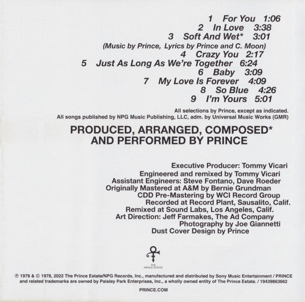 For You - Prince