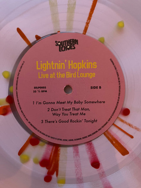 Live At The Bird Lounge - Hopkins, Lightnin