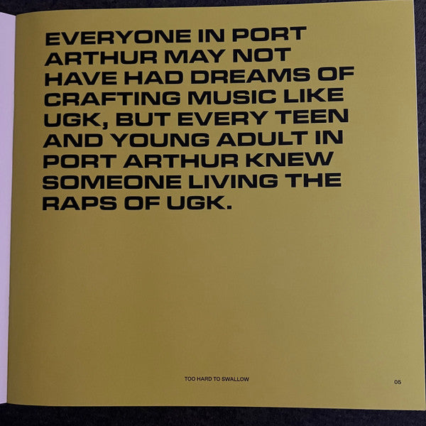 Too Hard To Swallow - UGK
