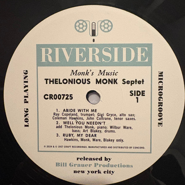 Monk's Music - Monk, Thelonious Septet