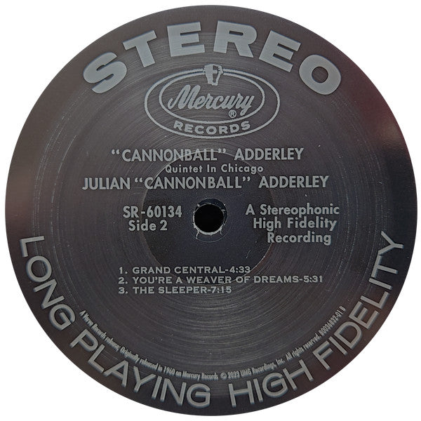 Cannonball Adderley Quintet In Chicago - Adderley, Cannonball