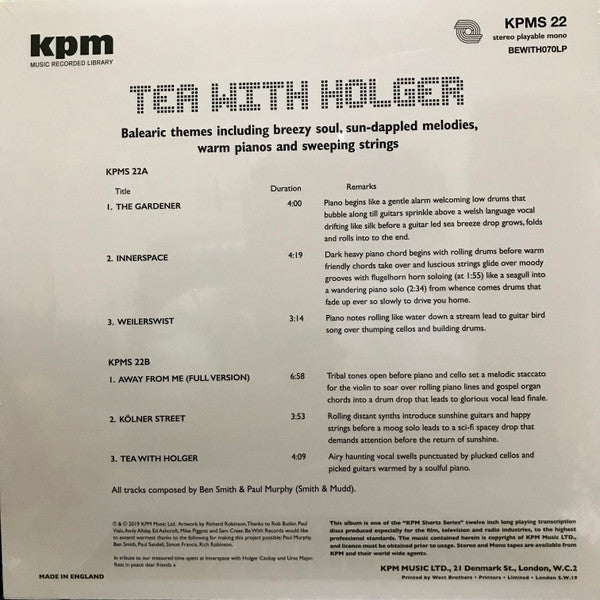 Tea With Holger - Smith & Mudd