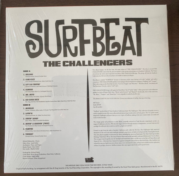 Surfbeat - Clear Orange Colored Vinyl - Challengers