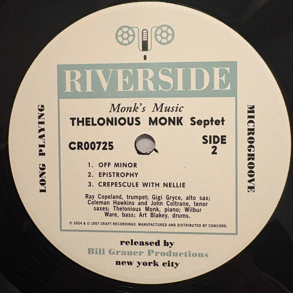 Monk's Music - Monk, Thelonious Septet
