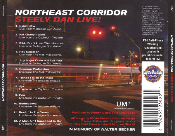 Northeast Corridor: Steely Dan Live! - Steely Dan