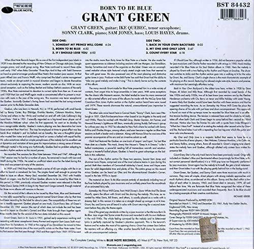 Born To Be Blue - Green, Grant