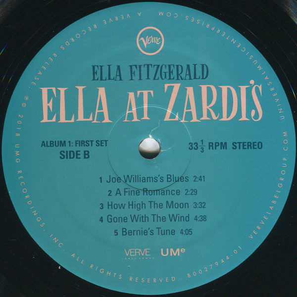 Ella At Zardi's - Fitzgerald, Ella