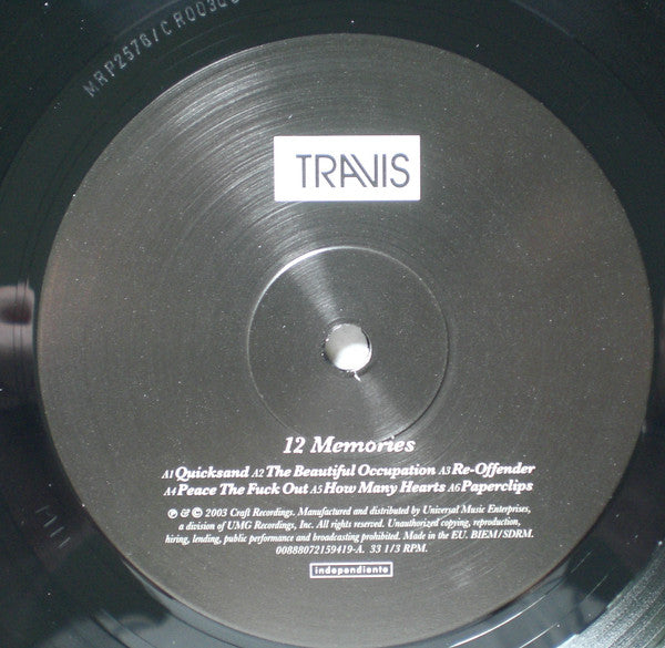 12 Memories - Travis