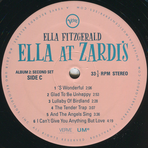 Ella At Zardi's - Fitzgerald, Ella