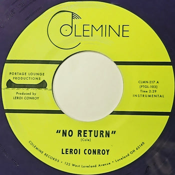 No Return b/w Path Of Man - Conroy, Leroi
