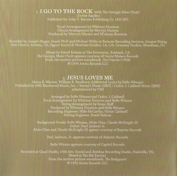 I Go To The Rock - Houston, Whitney