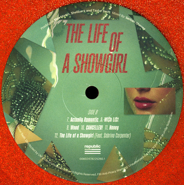 The Life Of A Showgirl - Swift, Taylor