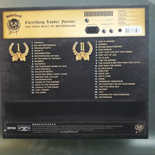 Everything Louder Forever - The Very Best Of - Motörhead [CD]