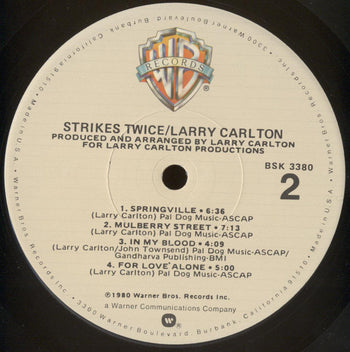 Strikes Twice - Carlton, Larry