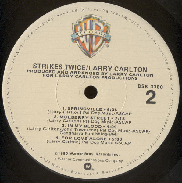 Strikes Twice - Carlton, Larry