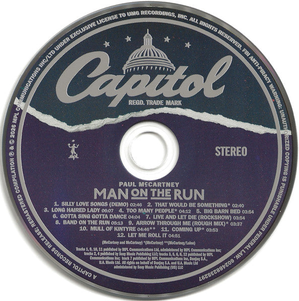 Man On The Run (Music from the Motion Picture Soun - McCartney, Paul and Wings